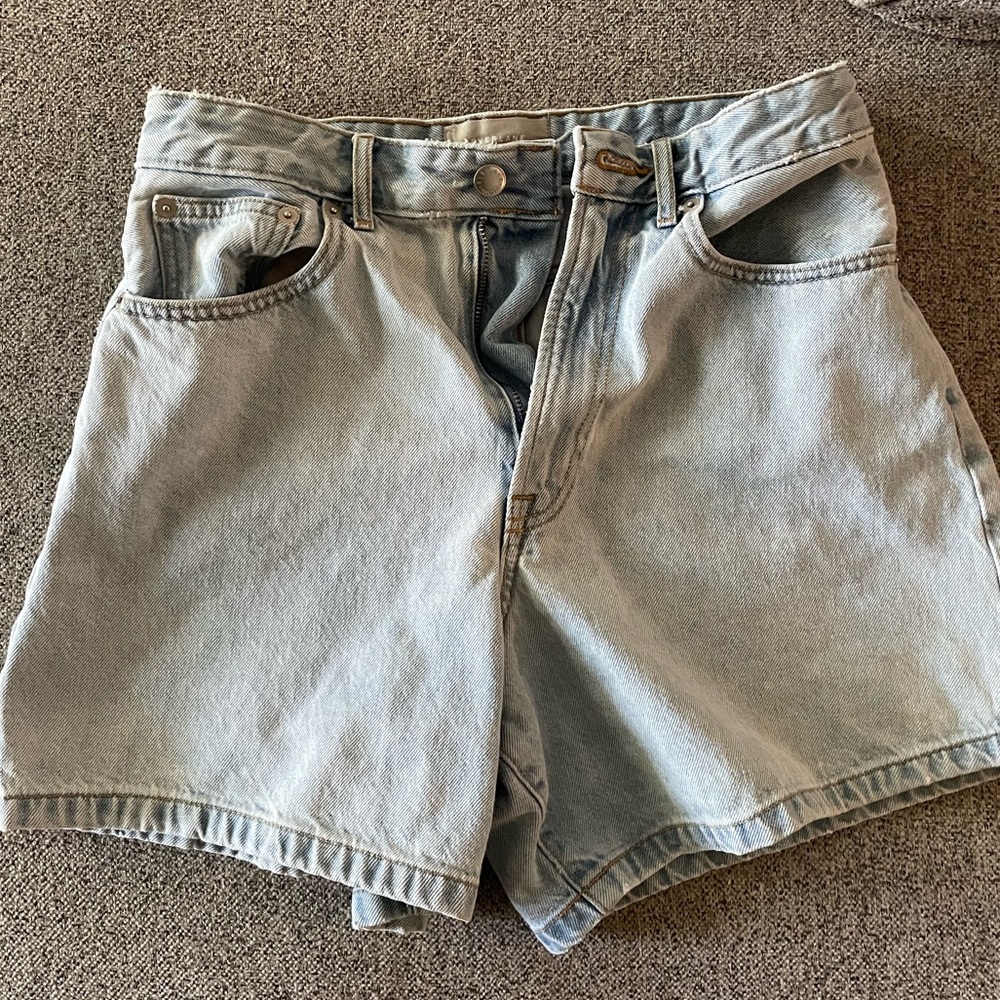 Everlane A-Line Denim Shorts